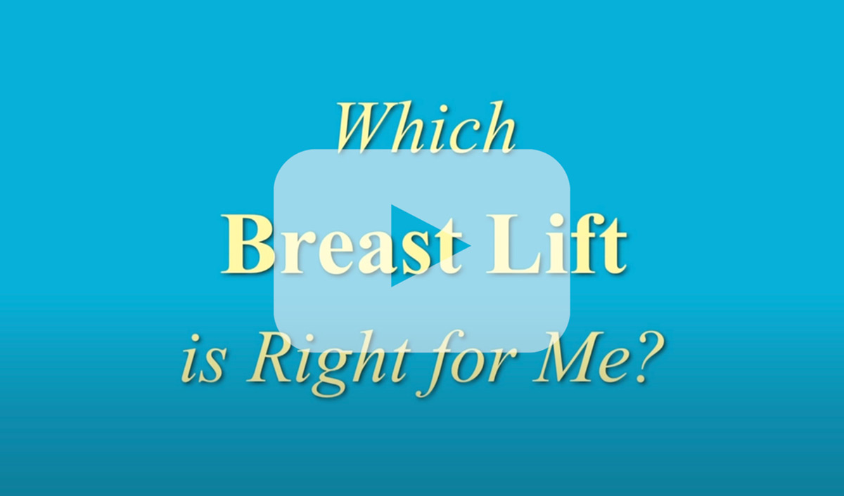 Screenshot of 2301 Plastic Surgery "Dallas Breast Lift Options" video.