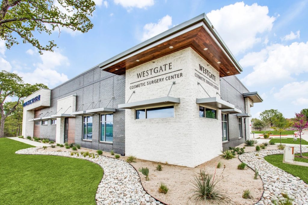 exterior oblique view of the surgery centre building